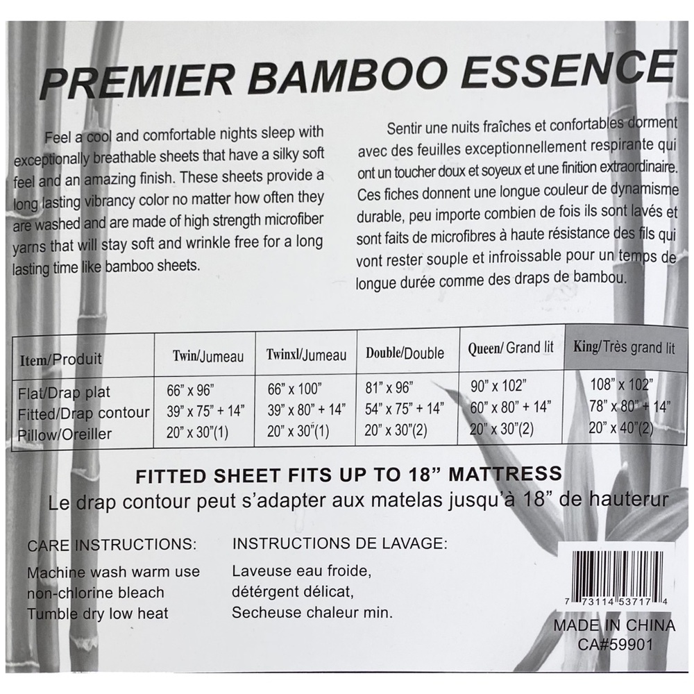 ✨SALE✨King 6pc Charcoal Bedsheets - Picture 4 of 5